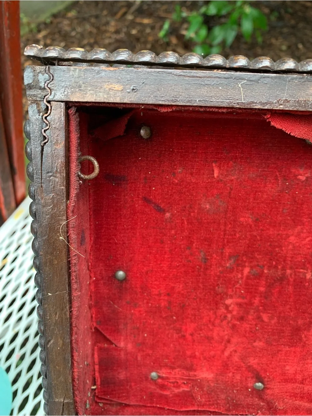 Antique Spanish Style Chest Box Keepsake Dowry 1800’s